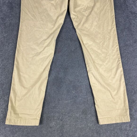 Cotton Citizen Simon‎ Pants Mens XXL Beige Button Fly Elastic Waist Straight Leg - Picture 13 of 14